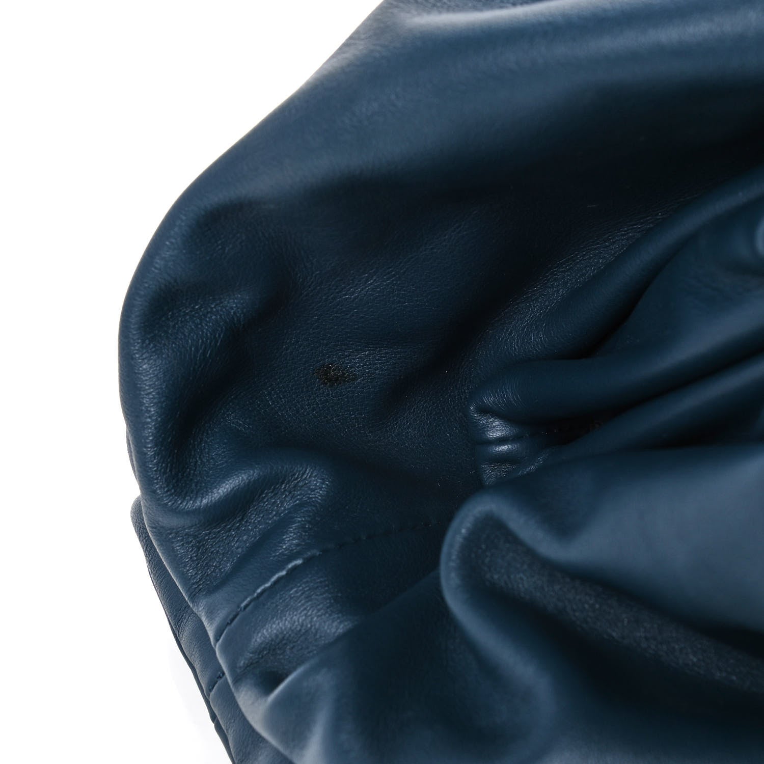 Bottega Veneta Smooth Butter Calf The Pouch Oversized Clutch Deep Blue 14 of 14