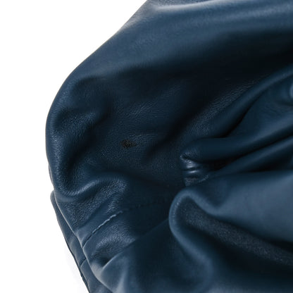 Bottega Veneta Smooth Butter Calf The Pouch Oversized Clutch Deep Blue 14 of 14
