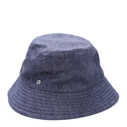 Hermes Denim Eden Bucket Hat 56 Indigo 1 of 8