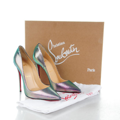 Christian Louboutin Tissu Scarabe So Kate 120 Pumps 37.5 Digitale 8 of 8