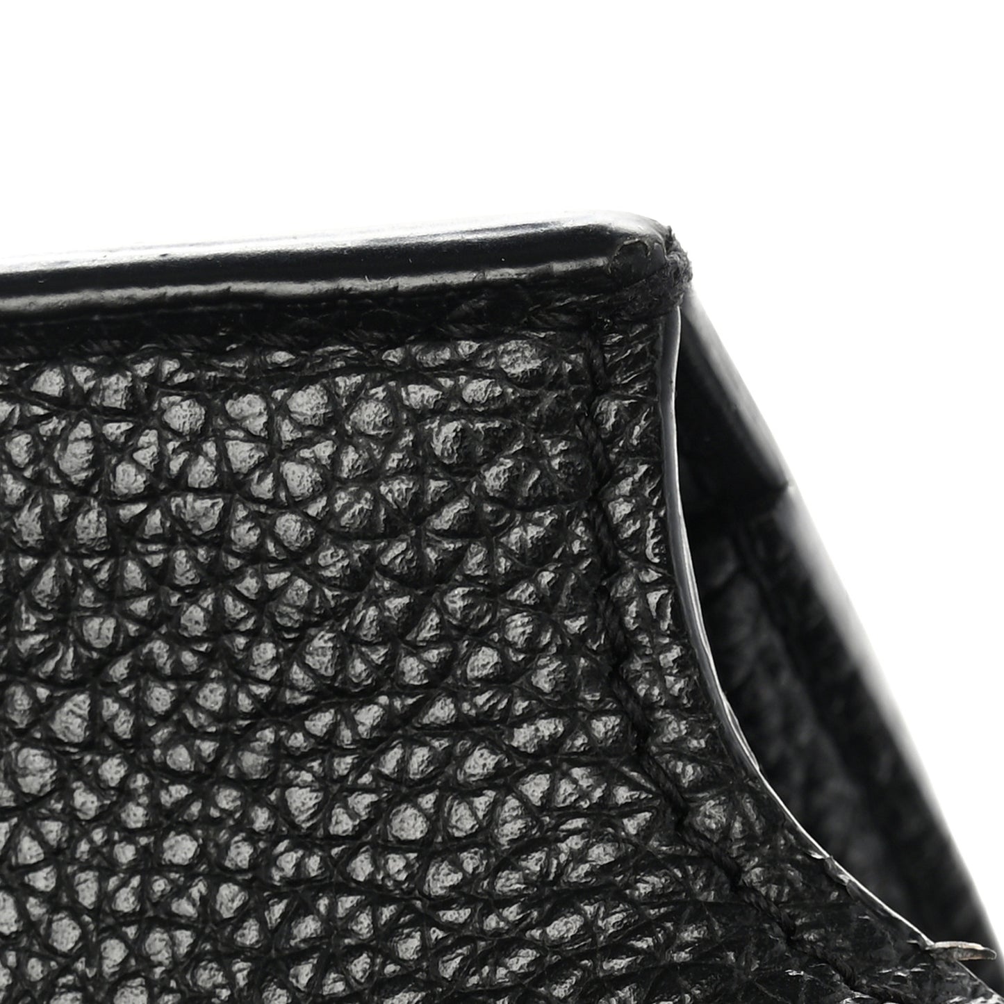 Grained Calfskin Neo Classic Gold Hardware S City Black