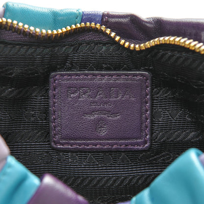 Prada Nappa Stripes Wristlet Multicolor 6 of 6