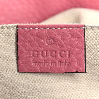 Gucci Cellarius Calfskin Medium Bamboo Backpack Glossy Pink 6 of 10