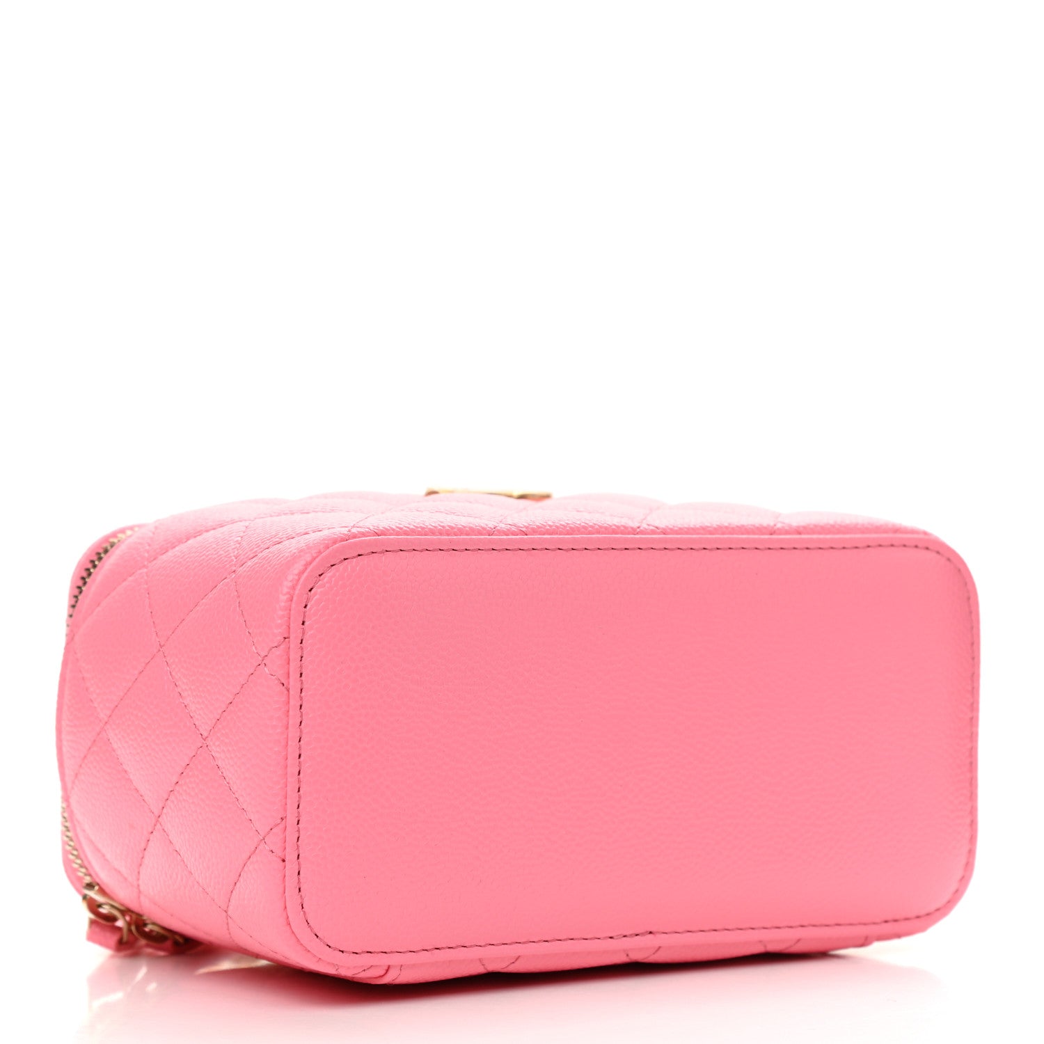 Chanel Shiny Caviar Quilted Pick Me Up Vanity Case Pink 4 of 11