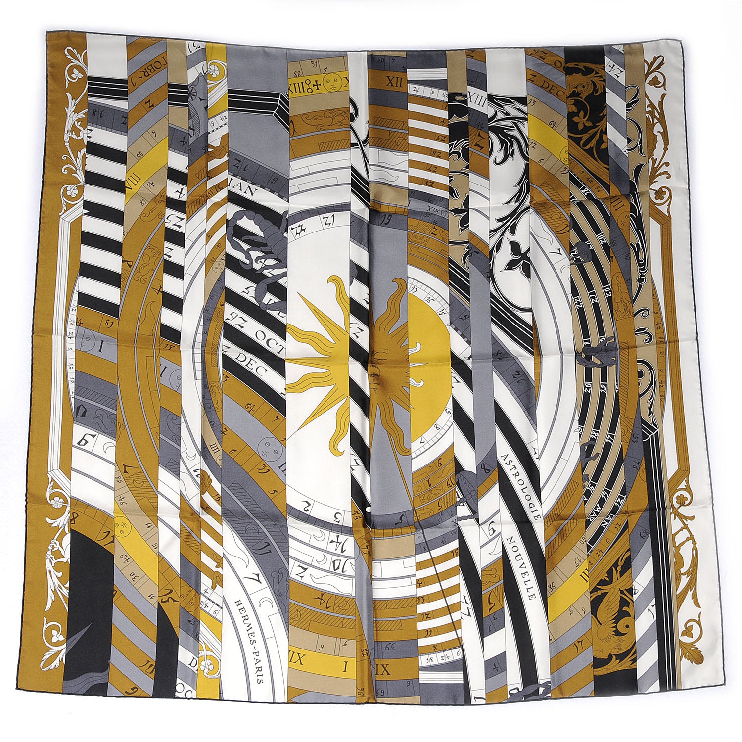 Hermes Silk Astrologie Nouvelle Scarf 90 2 of 5