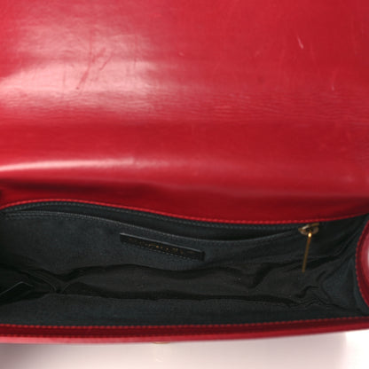 Chanel Glazed Calfskin Medium Boy Flap Red 4 of 9