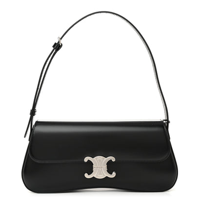 Celine Shiny Calfskin Medium Lola Bag Black 1 of 9