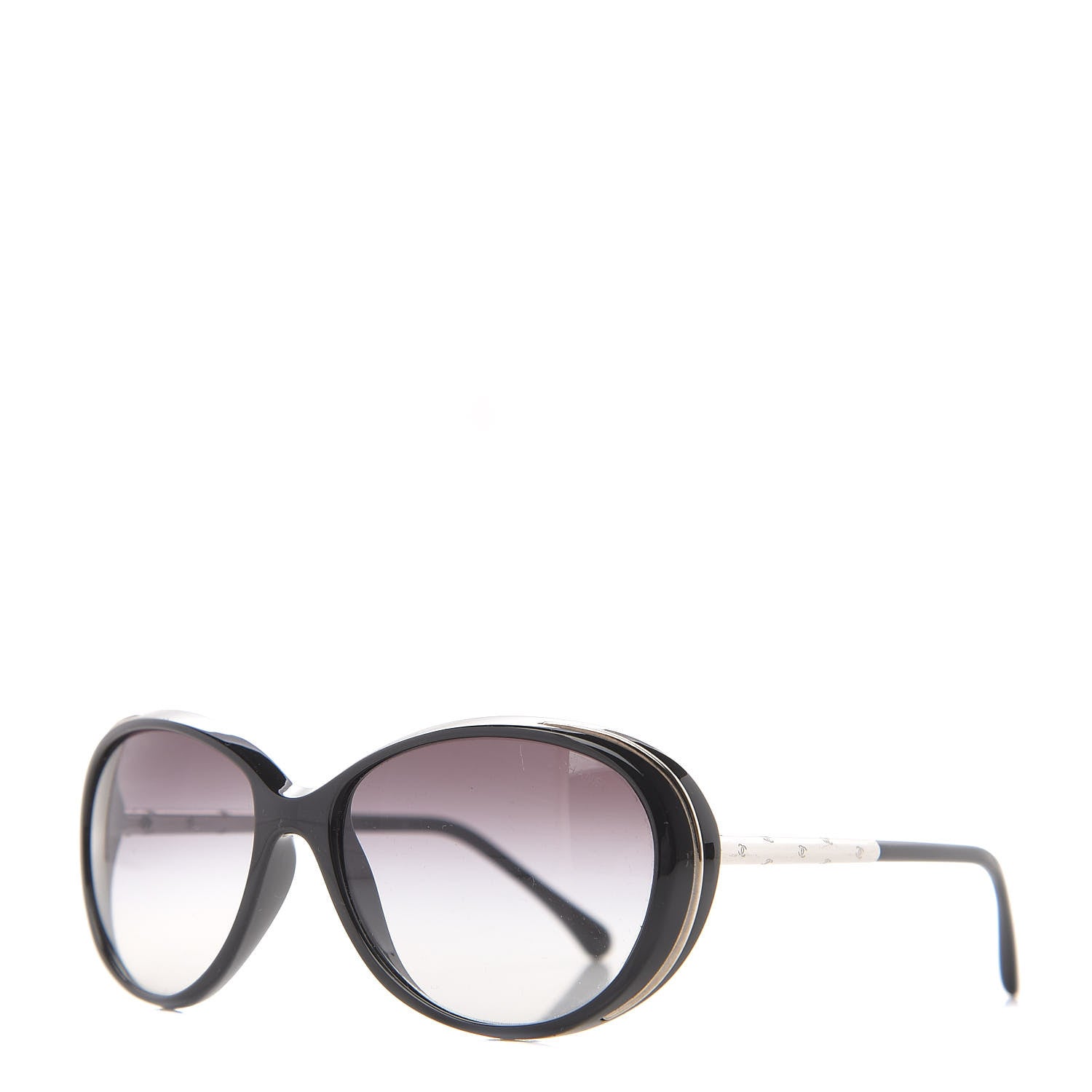 Chanel Acetate Butterfly CC Sunglasses 6037 Black 1 of 7