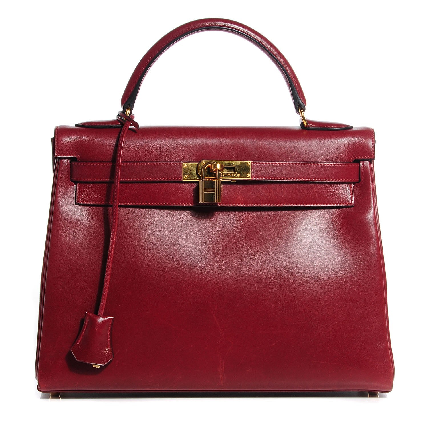 Hermes Box Kelly Retourne 32 Rouge H 1 of 28