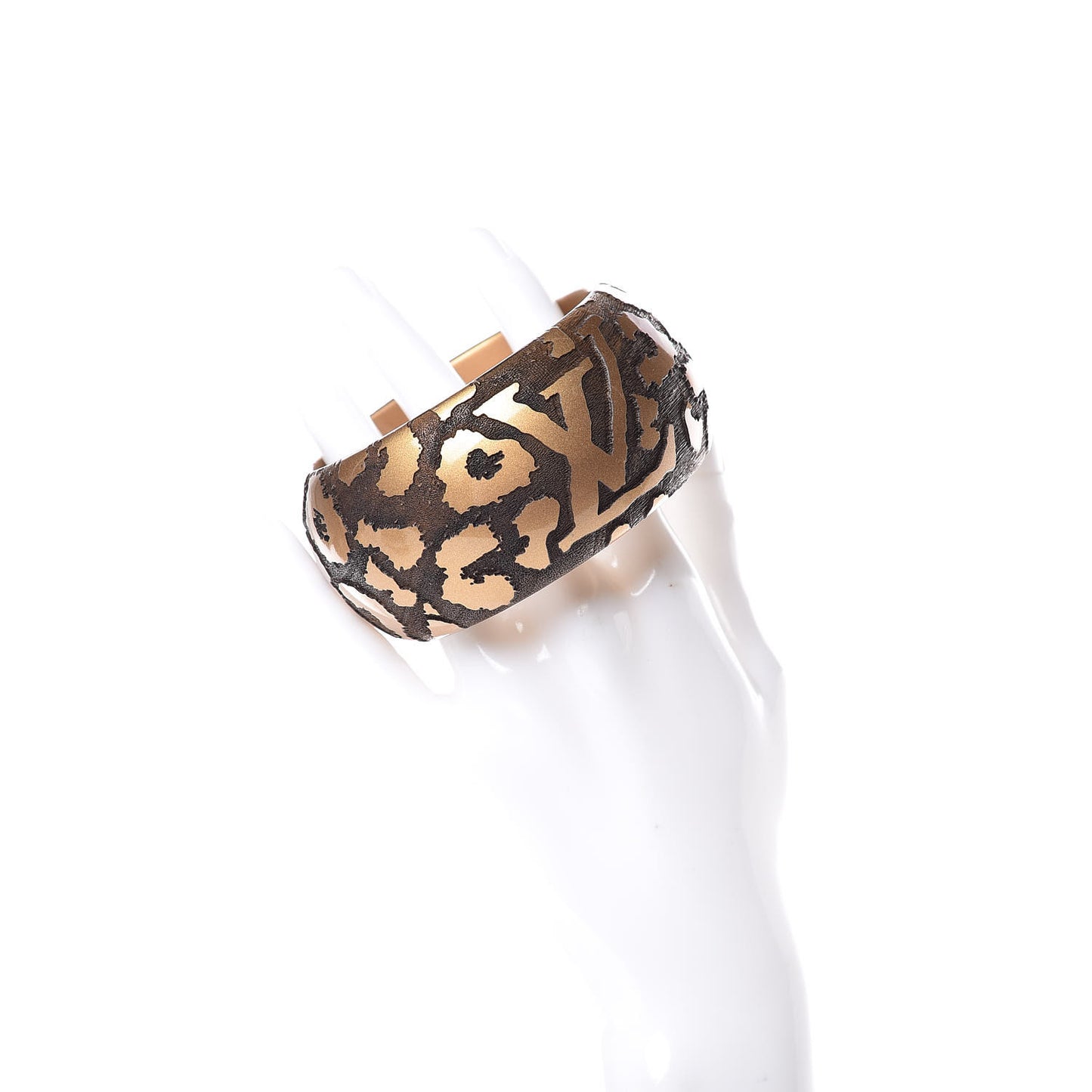 Leomonogram Wide Bracelet Gold