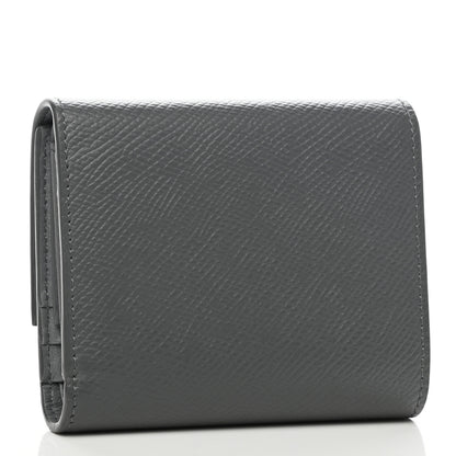 Celine Grained Calfskin Small Multifunction Folded Wallet Kohl 3 of 7