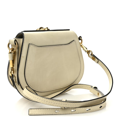 Chloe Calfskin Suede Small Nile Bracelet Bag Off White 4 of 29