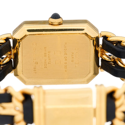 Chanel Stainless Steel Lambskin 20mm Chain Premiere Quartz Watch Gold M 4 of 4