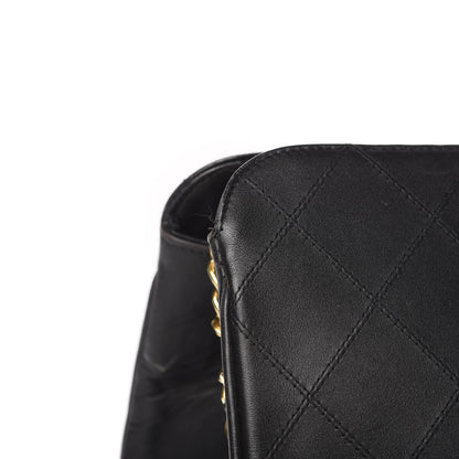 Chanel Calfskin Stitched XL Weekender Black 11 of 12