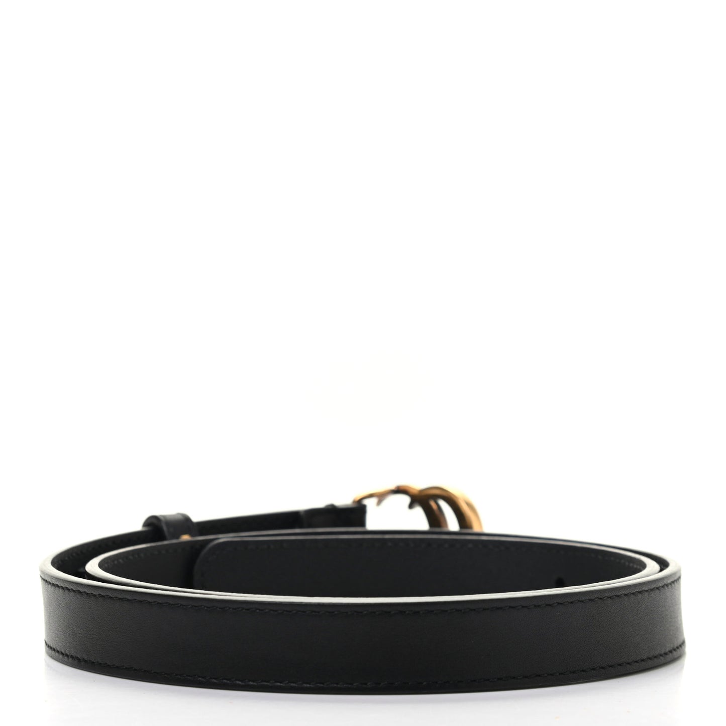 Calfskin Double G 20mm Belt 80 32 Black