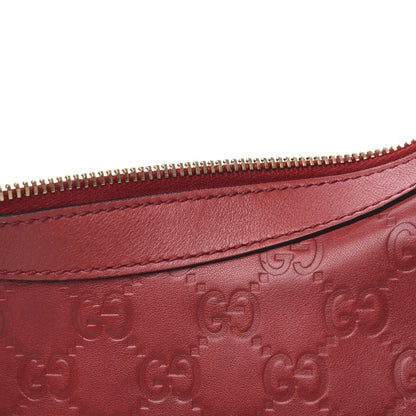 Gucci Guccissima Small Charmy Hobo Red 10 of 10