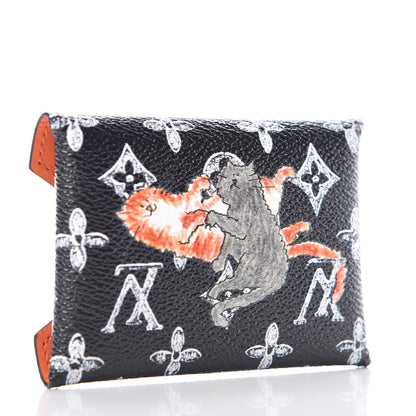 Louis Vuitton Catogram Small Kirigami Pochette Insert Black White 3 of 7