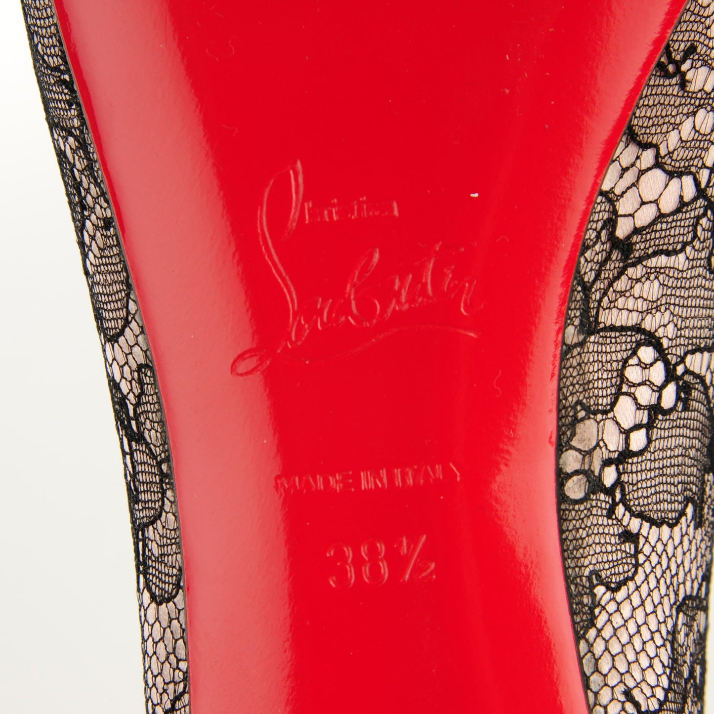 Satin Lace Boudoir Flats Chantilly 38.5