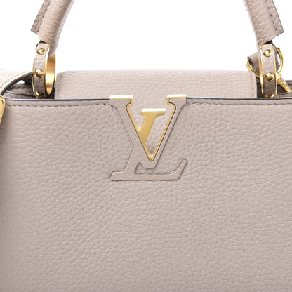 Louis Vuitton Taurillon Capucines BB Galet 8 of 9