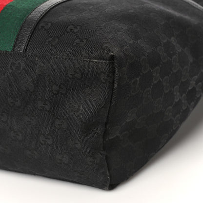 Gucci GG Monogram Web Medium Classic Backpack Black 10 of 10