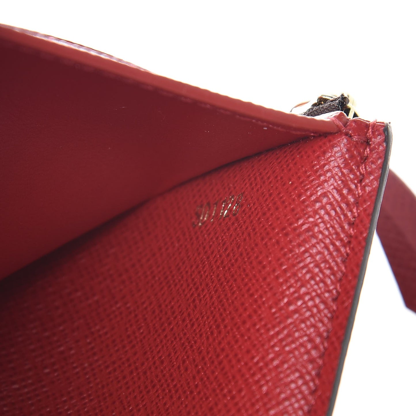 Damier Ebene Victorine Wallet Red