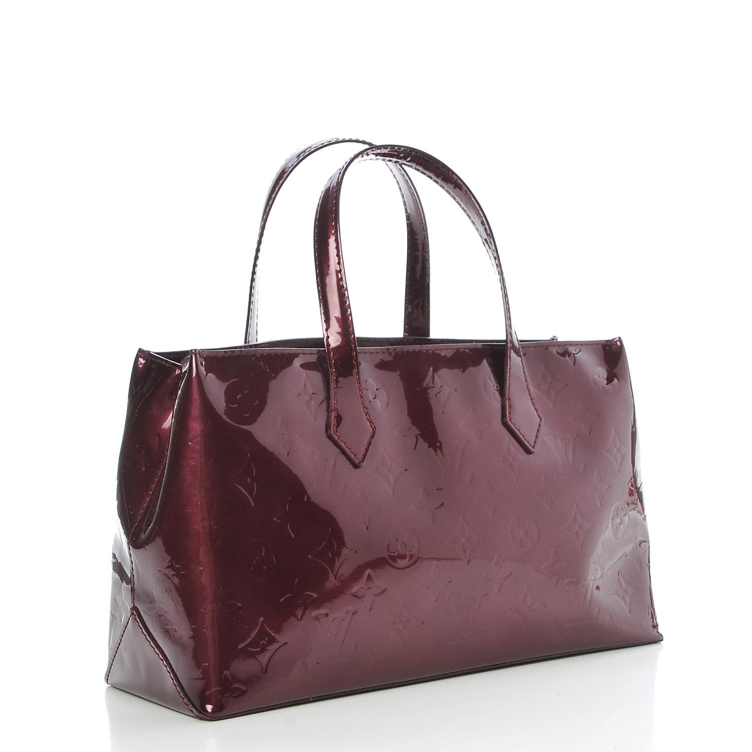 Louis Vuitton Vernis Wilshire PM Rouge Fauviste 3 of 8