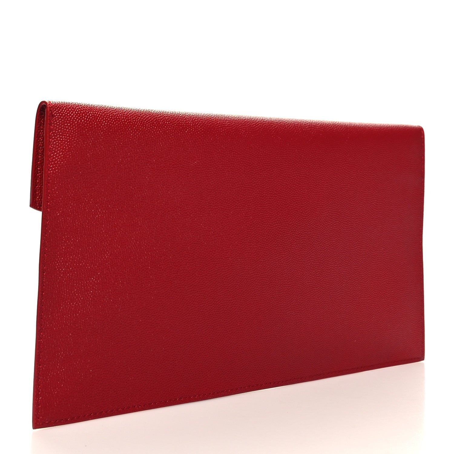 Saint Laurent Grain De Poudre Uptown Pouch Red 3 of 11
