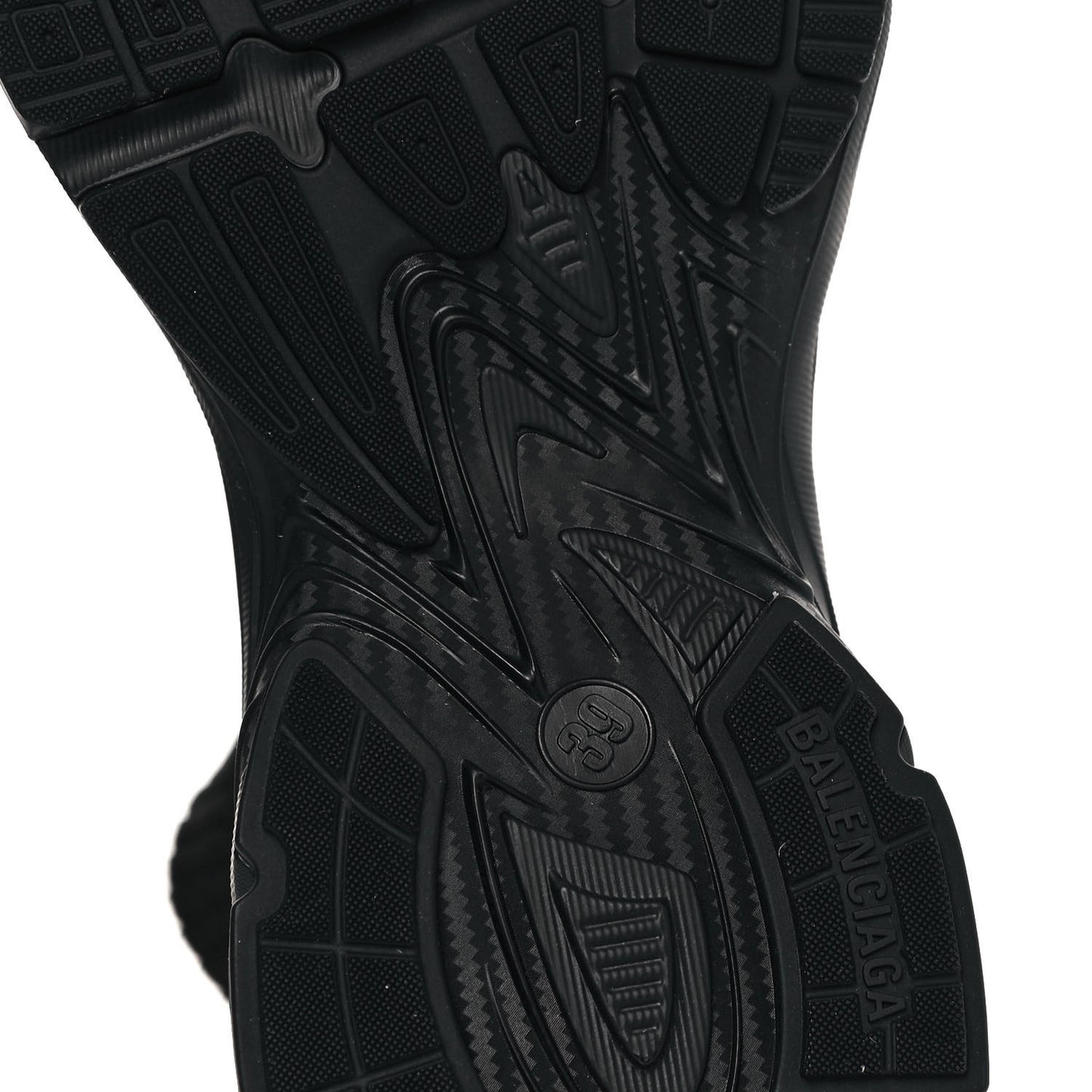 Technical Ribbed 3D Recycled Knit Womens Speed 3.0 Sneakers 39 Monocolor Black