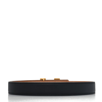 Hermes Swift Epsom Mini Constance H Belt 75 Black Gold 2 of 5