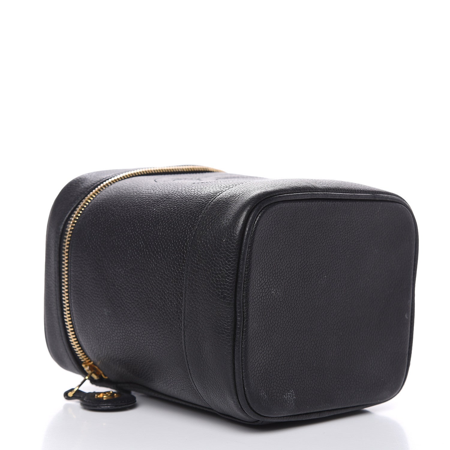 Chanel Caviar Cosmetic Vanity Bag Black 4 of 13