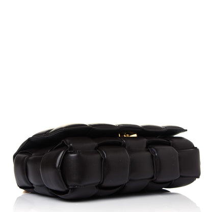 Bottega Veneta Lambskin Maxi Intreccio Padded Chain Cassette Crossbody Bag Black 3 of 12