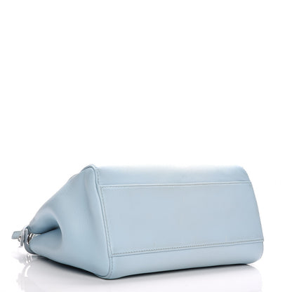 Fendi Nappa Mini Peekaboo Iconic Satchel Light Blue 4 of 7