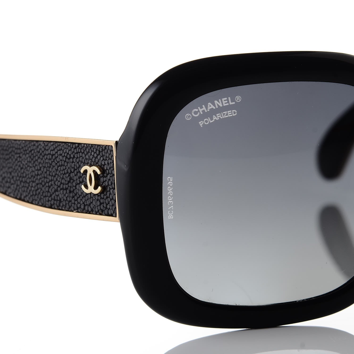 Chanel Stingray Polarized CC Sunglasses 5272-Q Black 7 of 8