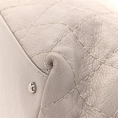 Chanel Glazed Calfskin Large On The Road Tote Beige 14 of 14