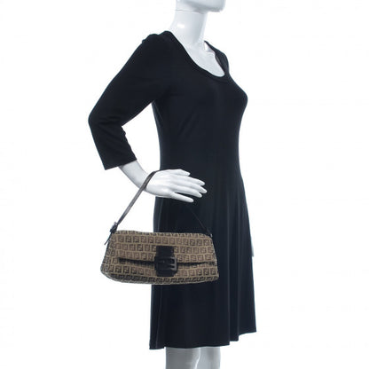 Fendi Zucchino Baguette Dark Brown 2 of 7