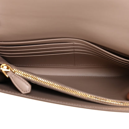 Prada Saffiano Wallet With Shoulder Strap Cipria 9 of 15