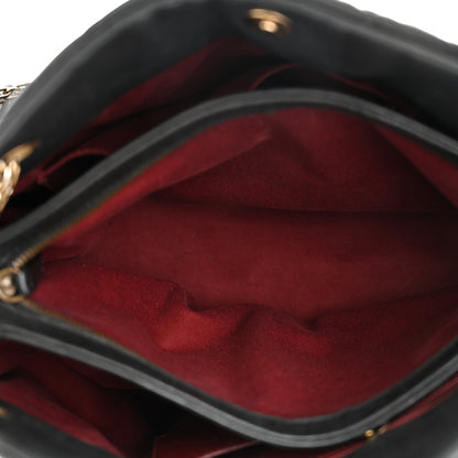 Chanel Lambskin Quilted Large Just Mademoiselle Bowling Bag Black 6 of 12