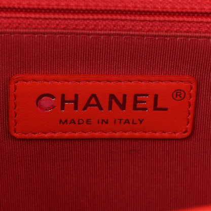 Chanel Lambskin Chevron Quilted New Medium Boy Flap Coral 6 of 11