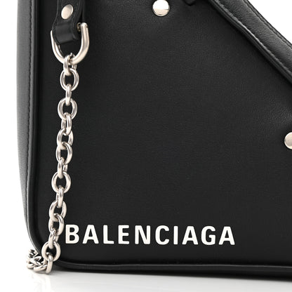 Balenciaga Calfskin XS Triangle Chain Duffle Black 10 of 10