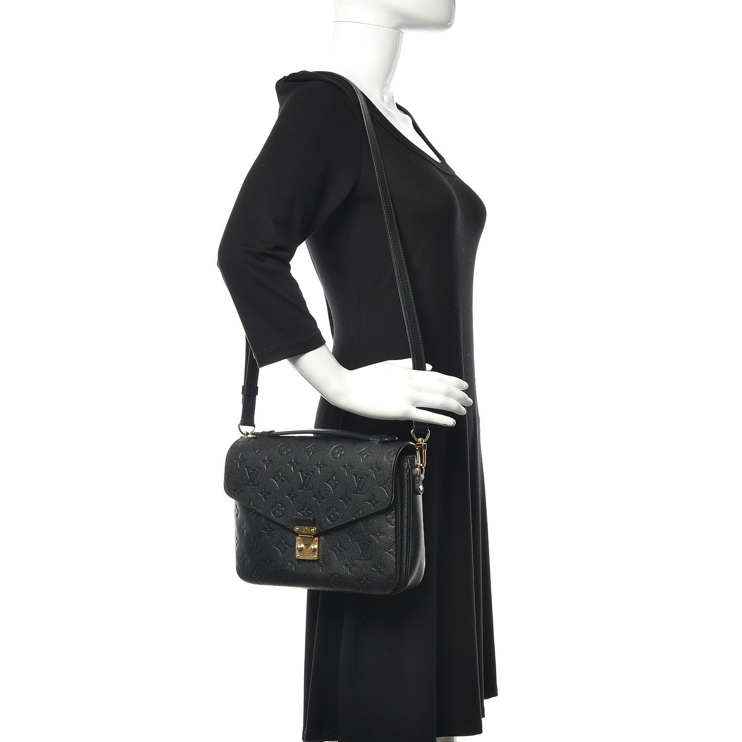 Louis Vuitton Empreinte Pochette Metis Black 2 of 10