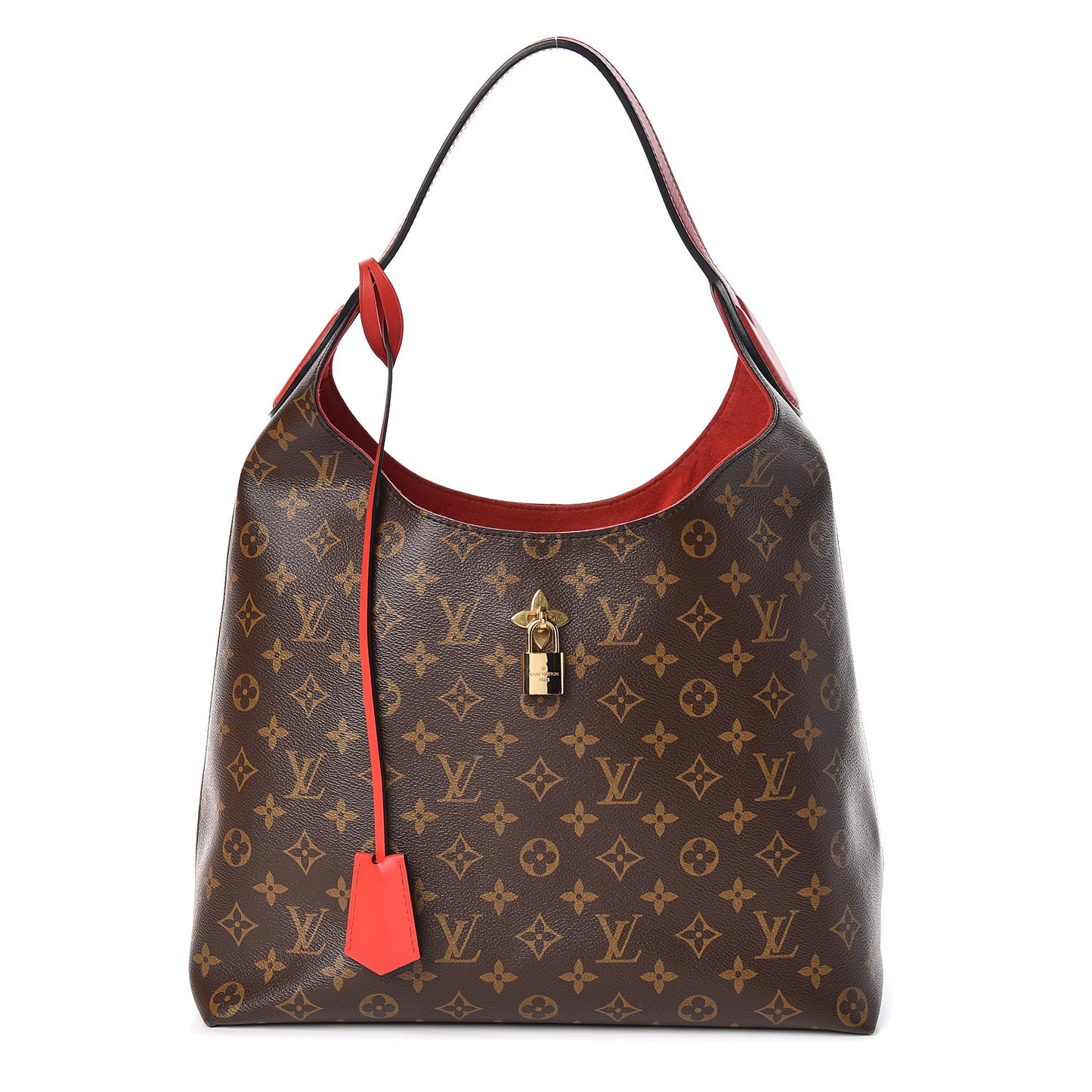 Monogram Flower Hobo Coquelicot