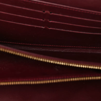 Louis Vuitton Vernis Sarah Wallet Rouge Fauviste 5 of 7
