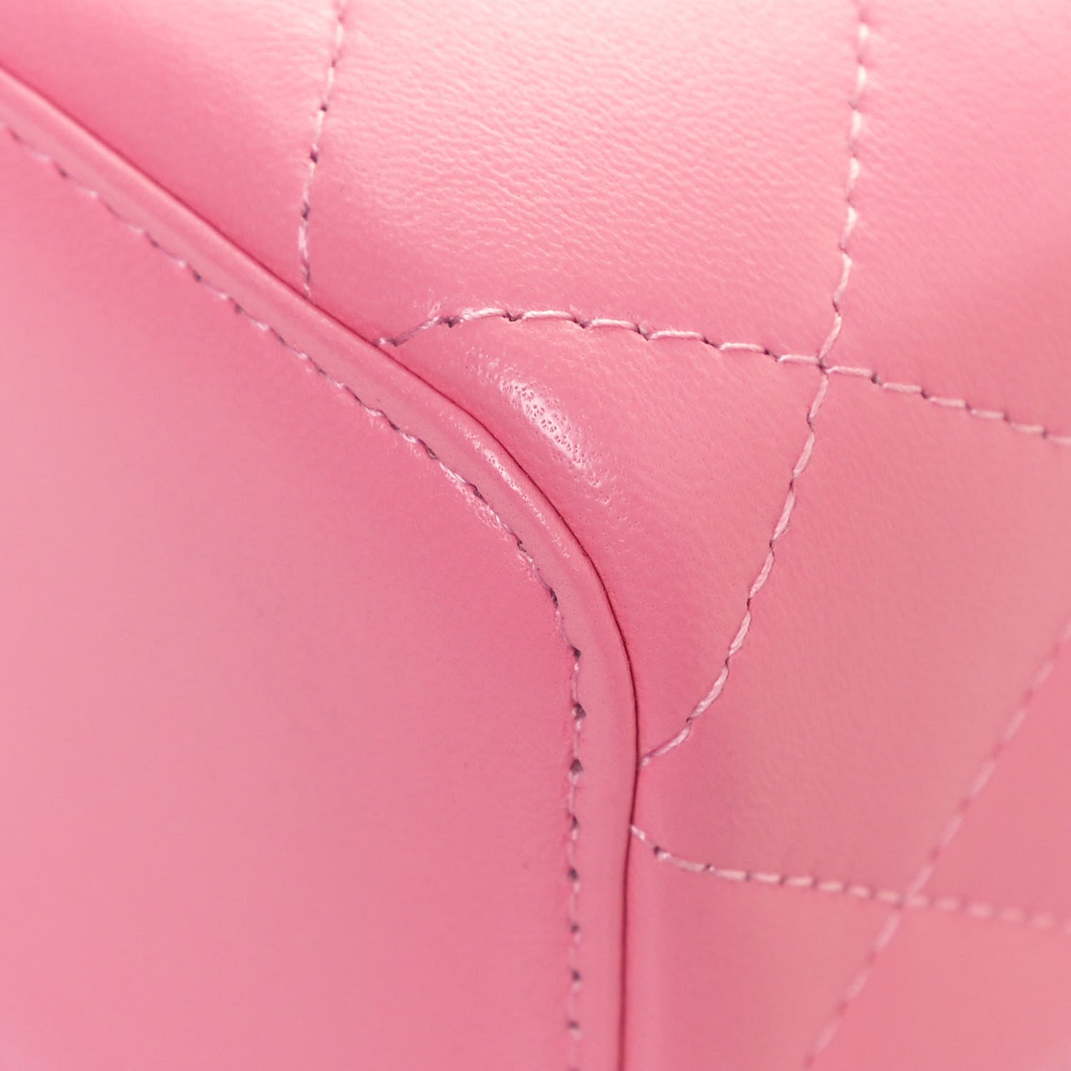 Chanel Lambskin Quilted Trendy Mini Vanity Case With Chain Pale Pink 8 of 13