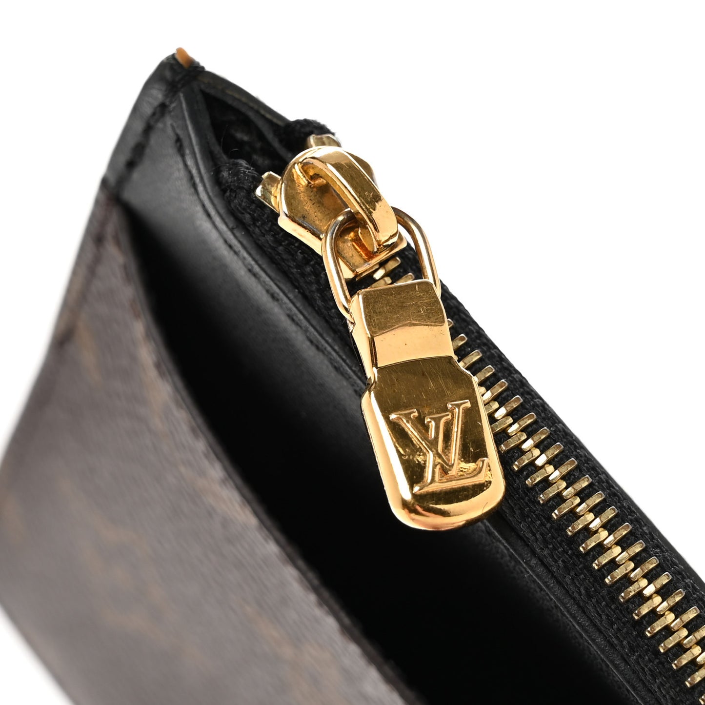 Monogram Slim Purse Black