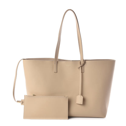 Saint Laurent Calfskin Large Shopping Tote Nude Powder 1 of 9