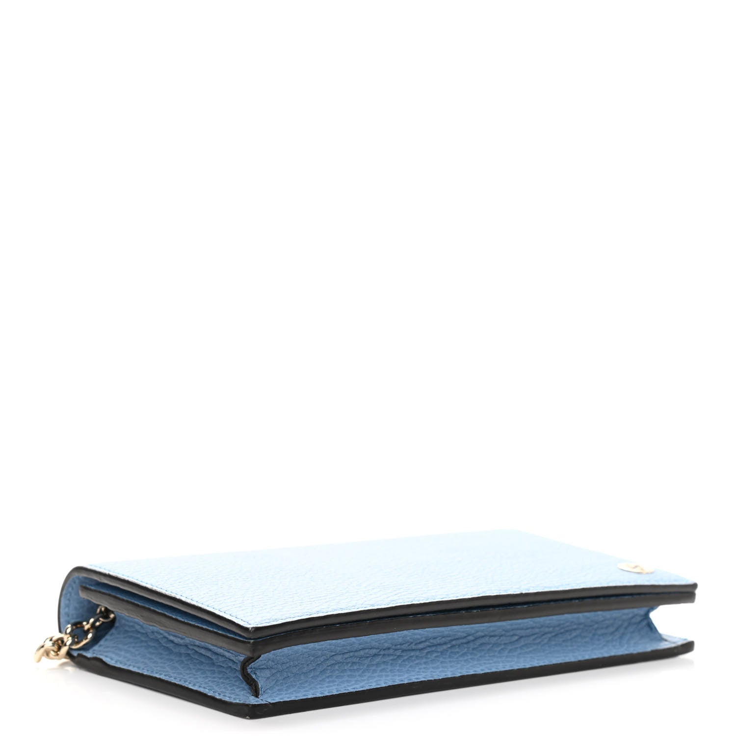 Gucci Dollar Calfskin Medium Betty Chain Wallet Mineral Blue 4 of 10
