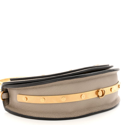 Chloe Calfskin Small Nile Bracelet Minaudiere Bag Motty Grey 9 of 11