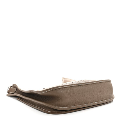Hermes Taurillon Clemence Evelyne III PM Etoupe 4 of 11