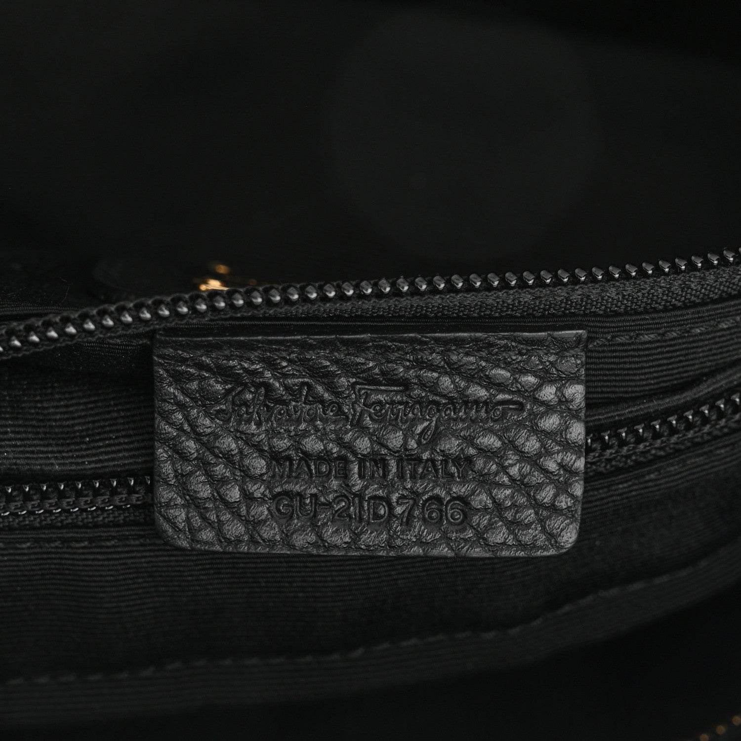 Salvatore Ferragamo Calfskin Medium Tote Black 7 of 9