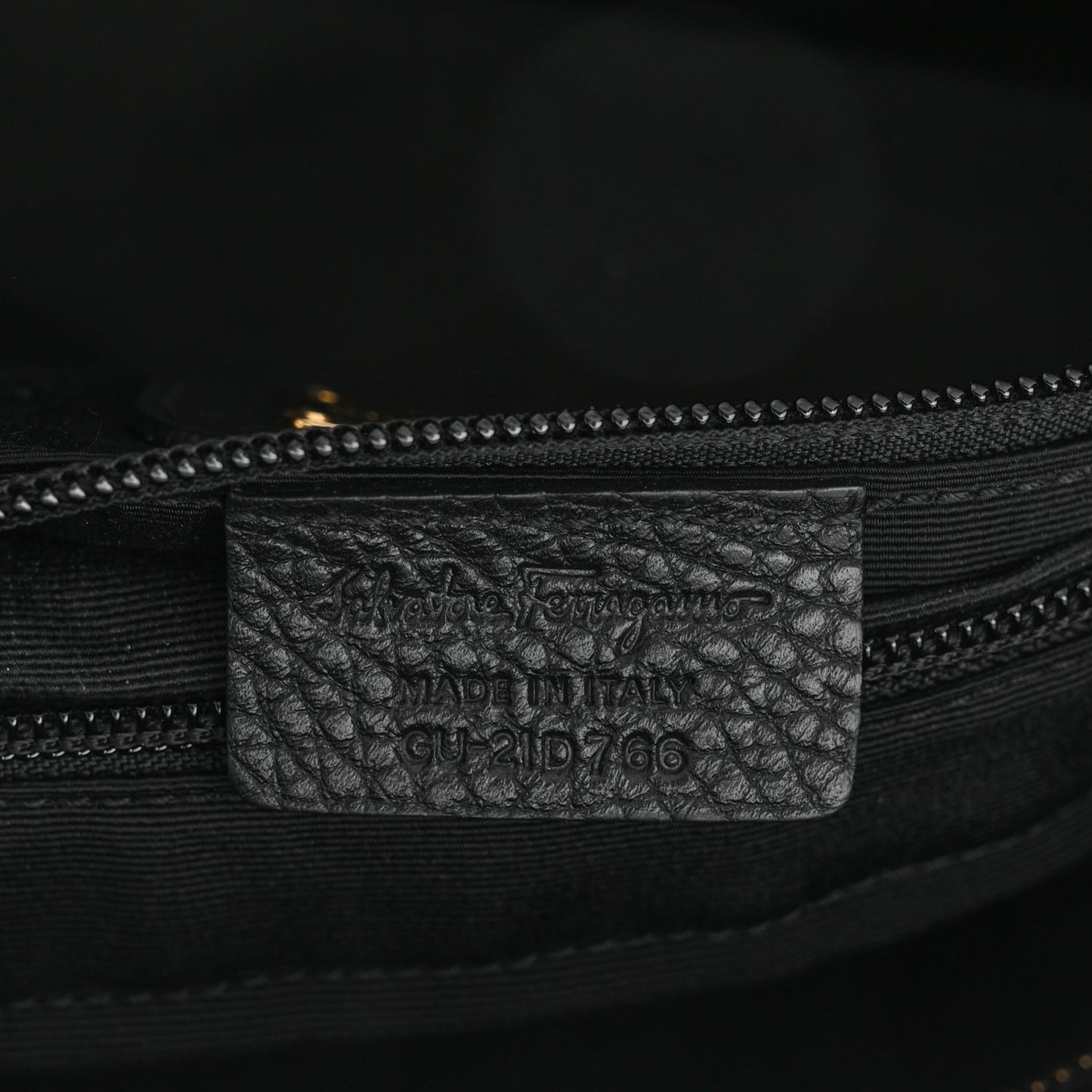 Calfskin Medium Tote Black